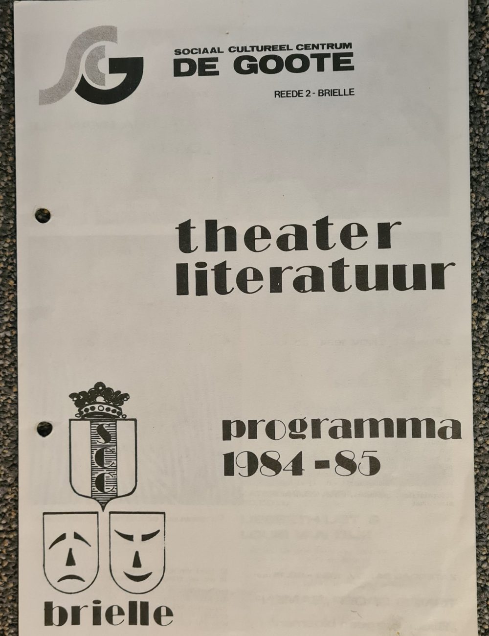 1984 Programmaboekje